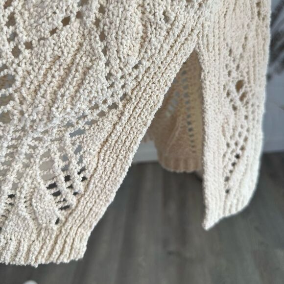 Zara Pointelle Knit Tunic New - Picture 3 of 5